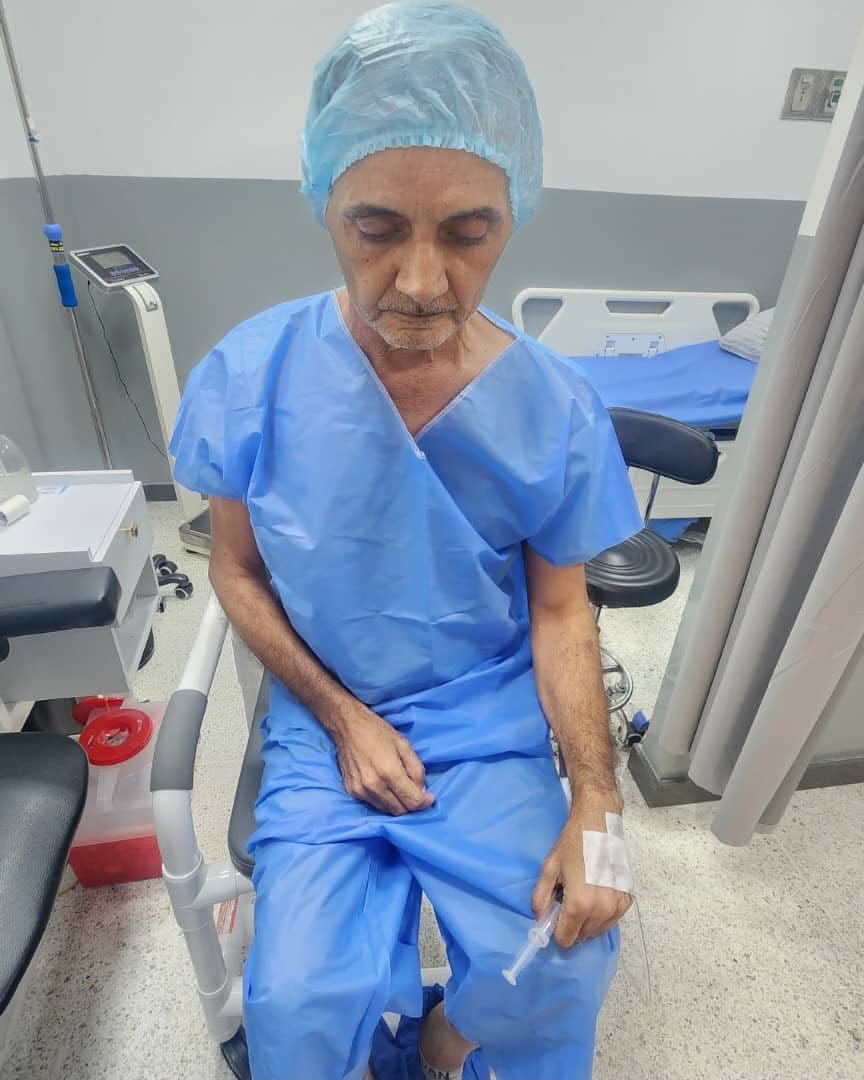 Ismael Yuncosa, in care for an aggressive brain tumour.